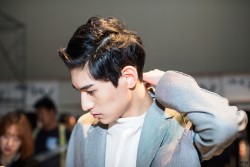 chicxnanny:  Kim Taehwan | 2014 S/S Seoul Fashion Week LEIGH  Backstage