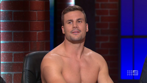 roscoe66:  Beau Ryan on the Footy Show decides to do his segment nude 