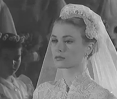 the-marriage-of-heaven-and-hell:  Grace Kelly - Royal Wedding in Monaco, 1956