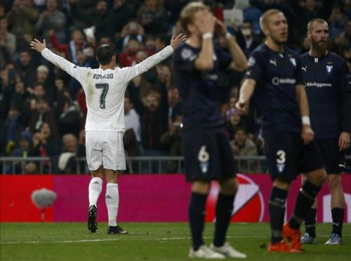 Cristiano Ronaldo&rsquo;s four-goal haul vs. Malmo came in the space of just 19 minutes. 39&lsquo; ⚽