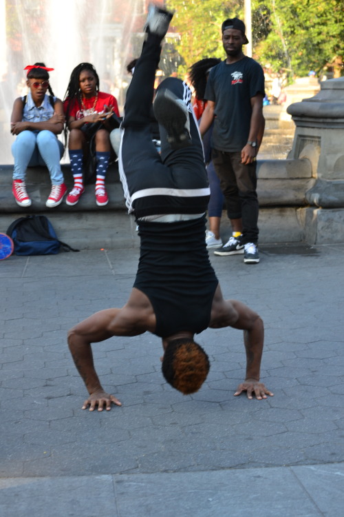 Street performance. Washington Square, NY