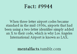 mentalfacts:  Fact#  9944:  When three-letter