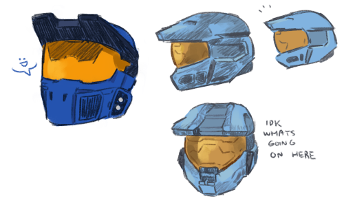 not my usual content but felt like sharing these rvb doodles because the helmets took ages
