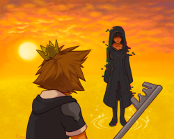 Ramflega:okay But What If There Was A Xion Data Battle In Kh 2.5You Just Walk Right