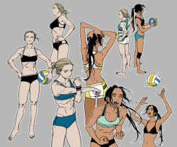 jinamong:   beach volleyball girls   <