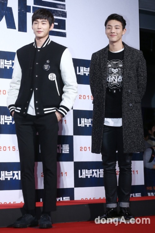 151116 Ji Soo &amp; Lee Won Geun - &lsquo;Inside Men&rsquo; Movie VIP Premiere &nbs