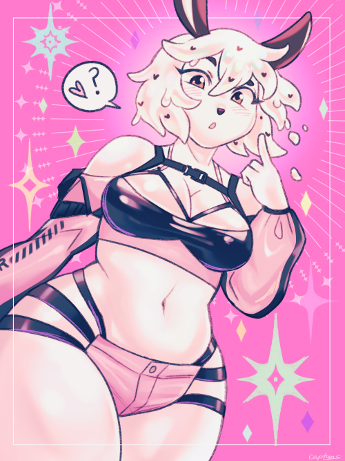 Who, Me?//pinup Comm For @alxasaurus!