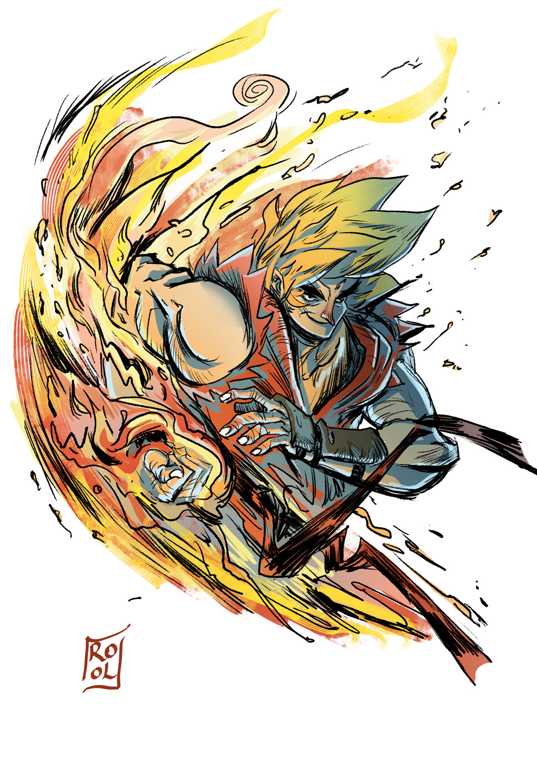xombiedirge:  Ken &amp; Ryu by Rômulo de Oliveira / Blog