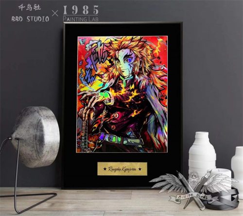 Rengoku Kyoujurou Decorative Painting Figure BBD Studios – Rengoku Kyoujurou Decorative Painting Sta