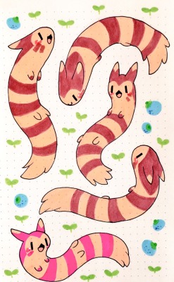 cinamoncune:  Fluff noodles! Furret. 