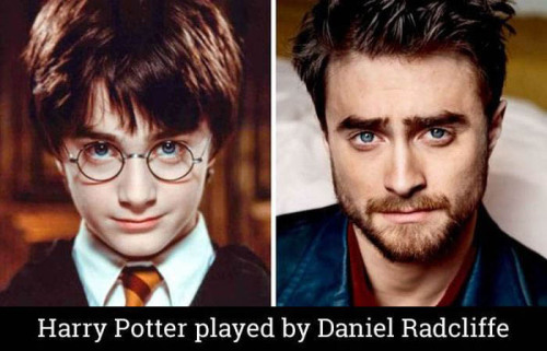 pr1nceshawn: Harry Potter cast members: Then and Now.