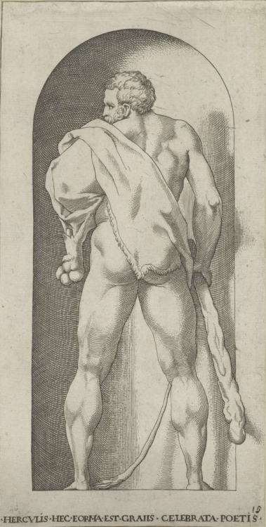 Rosso Fiorentino, print by Jacob Binck, 1510-1569via: Rijksmuseum