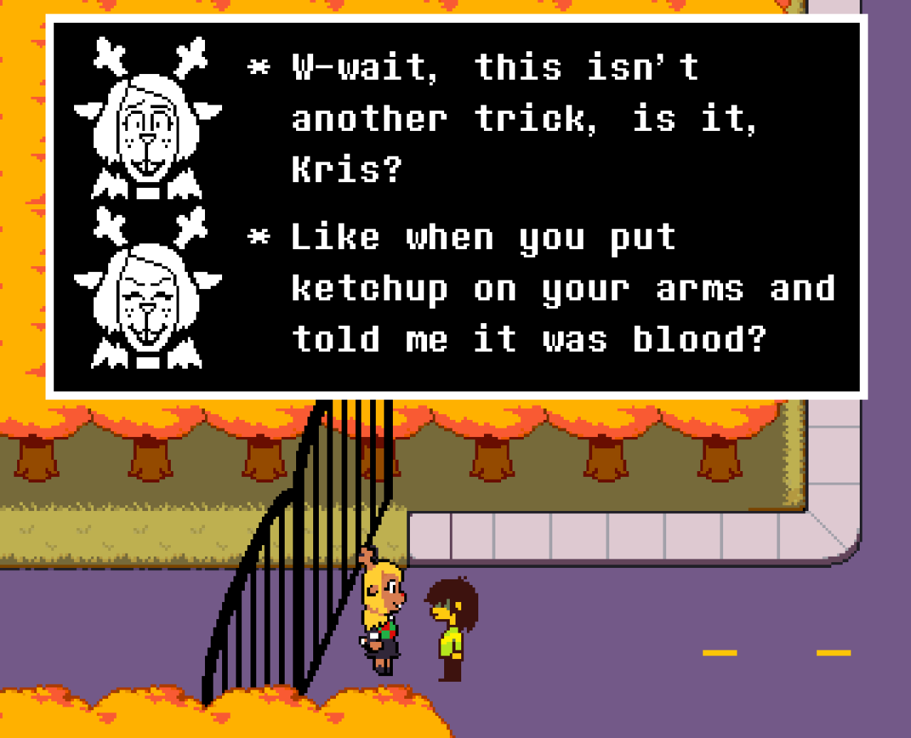 Sans. Undertale. Screenshots and annotations by the author.