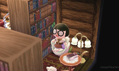 acnlboobs:  mayorlauren:  my cute little reading area.   aaah 