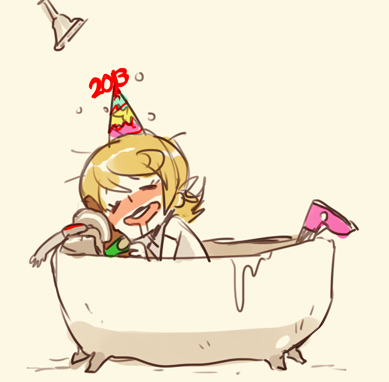 wooo happy new year Im late as hellthats a bathtub weee