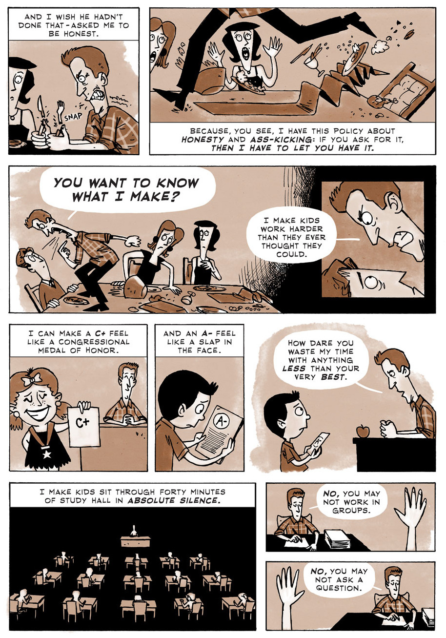 zenpencils:‘WHAT TEACHERS MAKE” A poem by Taylor Mali. Illustrated by Zen Pencils.