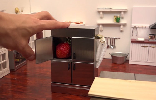 Man Bakes Tiny Cake Using Tiny Tools In A Tiny Kitchen