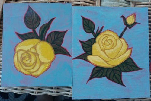 Yellow roses