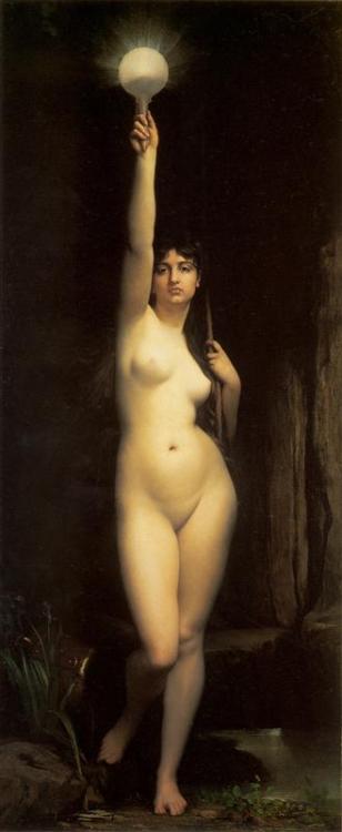 kittencrimson:   The Truth,Jules Joseph Lefebvre · 1870  