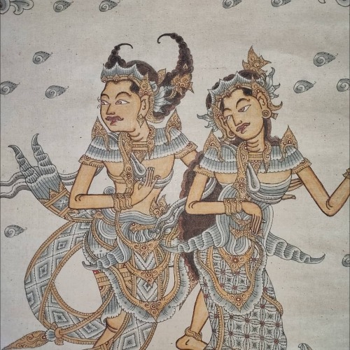 Semara (Kamadeva) and Ratih, Bali