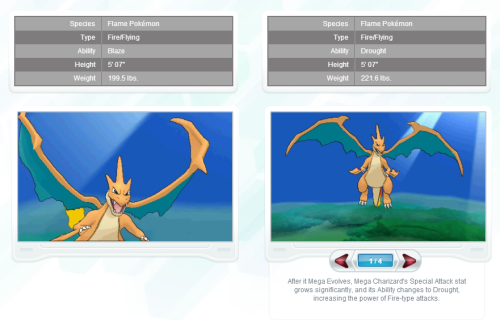 therandominmyhead: Mega Evolutions for Kanto Starters revealed! Charizard is fine with it&rsquo;