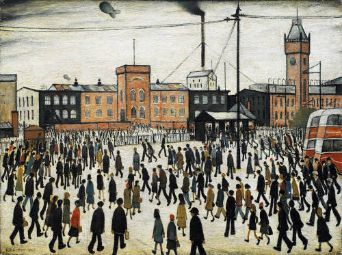  ‘Going to Work’ (1943), de Laurence Stephen Lowry.© Imperial War Museum. Manchester. 