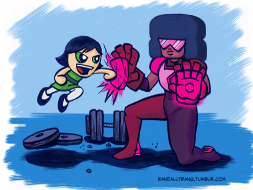 In honor of the new Powerpuff Girls special airing today in front of a new Steven Universe episode (