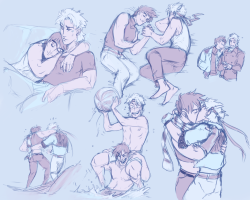 juls-art: another bunch of doodles from twitter. Caejose for the heart– my heart 