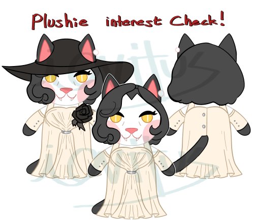 Kitty Lady Dimitrescu Plushie interest check and mailing form is up! Link to form is here if you wou