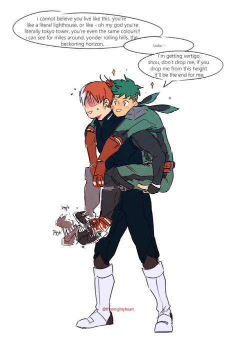 thatmightyheart:they lift each other up …… so they can stand on mountains…… bonus (from ca:tws):