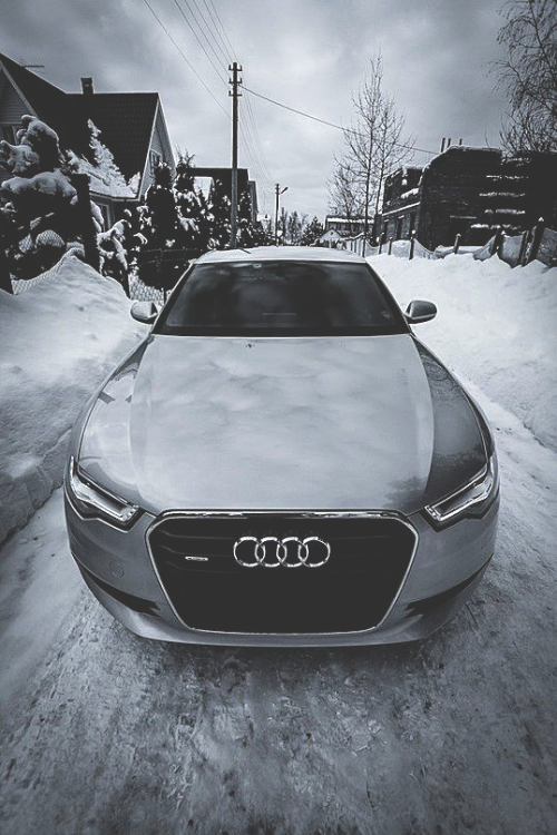 visualechoess:Audi in the snow | VE