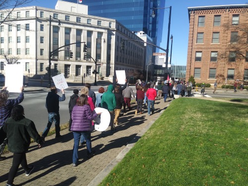 No war with Iran protest in Raleigh, NC - 1/5/20