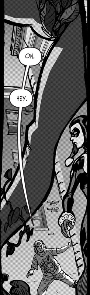 nomalez:jules616:Harley and Ivy to the rescue.  Batman: Black and White #3.  [Français]