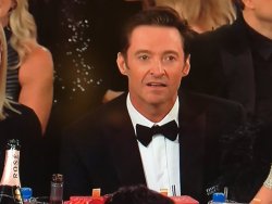 framing-the-picture:  Hugh Jackman’s face upon seeing he lost Best Actor for his circus musical to James Franco imitating Tommy Wiseau is my new favorite reaction image to everything ever