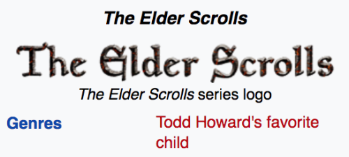 veronicaroyce:highlights from the wikipedia vandalism of the elder scrolls page