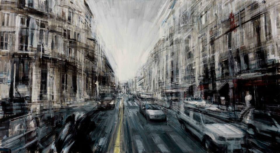 culturenlifestyle:  Blurred Cityscapes by Valerio D’Ospina Italian artist Valerio