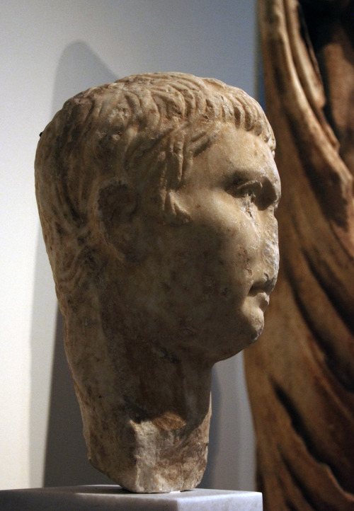 myglyptothek:Portrait of Drusus Minor. I century AD. Pentelic marble.  National Archaeological 