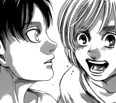 fuku-shuu:  Eren: I remembered…that book of yours.Armin: Eh?Eren: When you gave