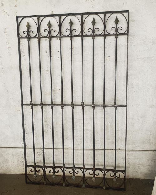 labellenouvelle: WROUGHT IRON PANELA fantastic late 19th century wrought iron panel with matching sc