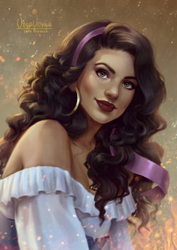 princessesfanarts:Esmeralda by VeraVoyna 