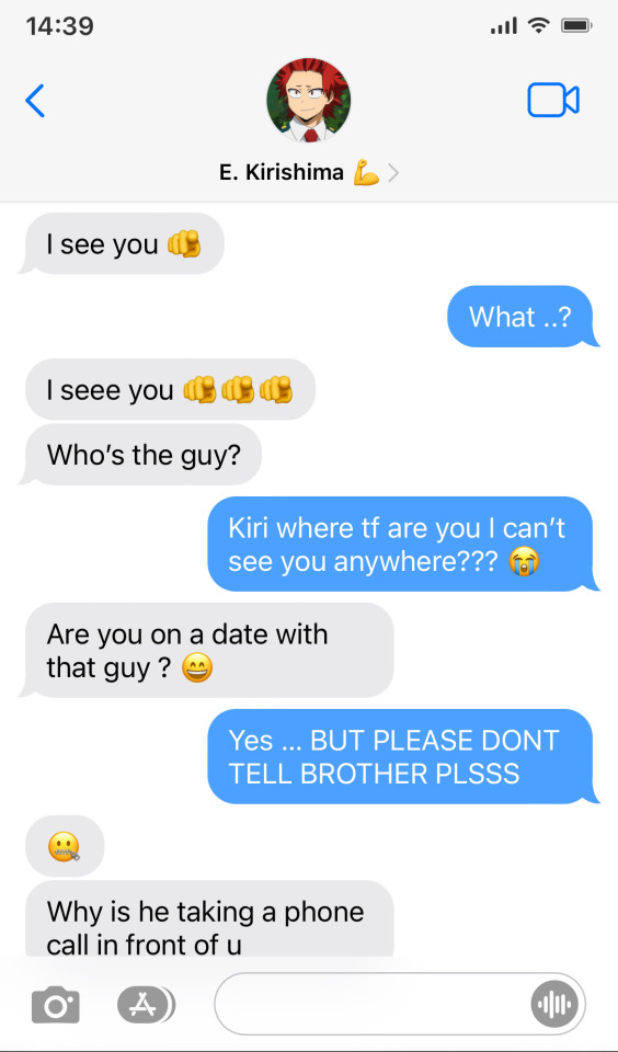 Brother Best Friend Texts ⋆｡°✩ MHA Boys