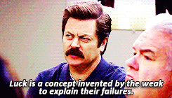 Facts of life from Ron Swanson.