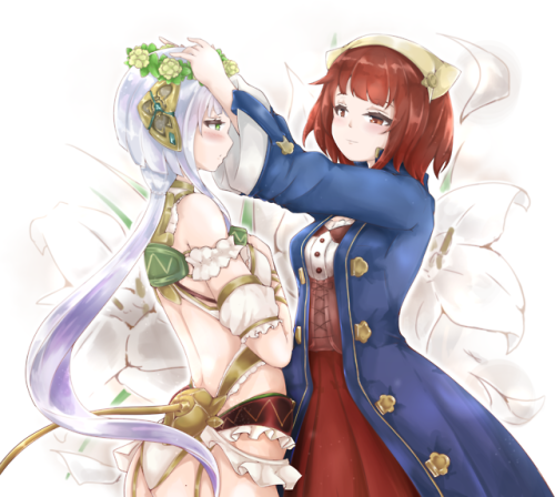 ✧･ﾟ: *✧ Sophie and Plachta Headpat ✧ *:･ﾟ✧♡  Characters ♡ : Sophie ♥ Plachta♢  Video Game ♢ : Atelie