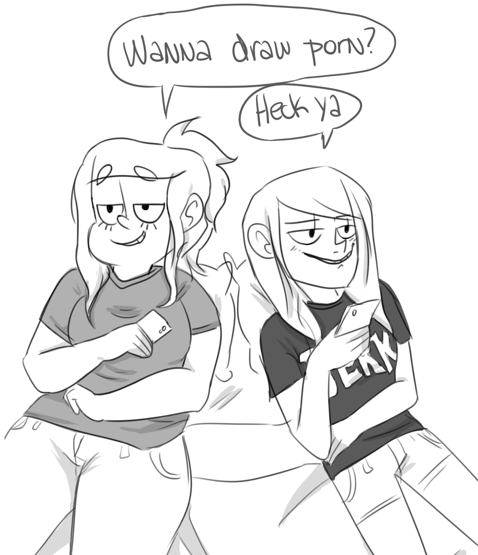 doodlepadoodle:  WHEN YOUR HOMIE HAS THE SAME GUILTY SHIP AS YOU extra pts if ur