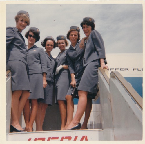 Porn photo aircraftgirls:  Retro flight attendants