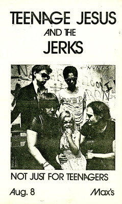 bitchinsounds:  Teenage Jesus & The Jerks