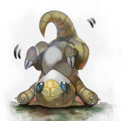 visqi:Going through an art block, so have a Sandshrew on its head.