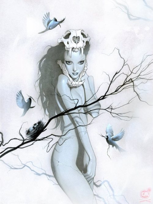 art-and-fury:  Hatched - Chris B.Murray