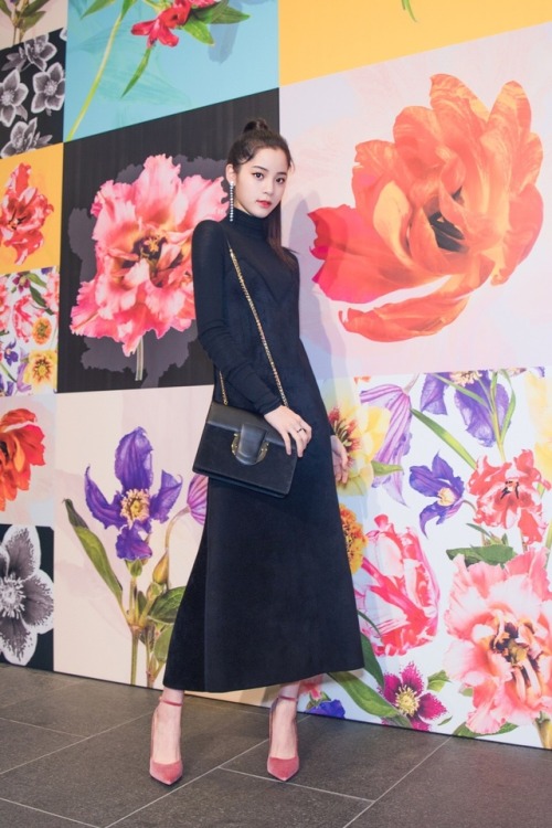 NANA OU-YANG wearing SALVATORE FERRAGAMO