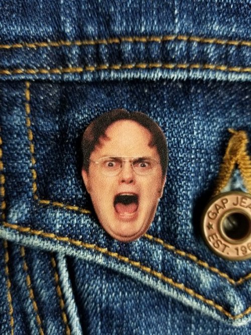 Jim Is The New Manager Pin //PINNPALZ